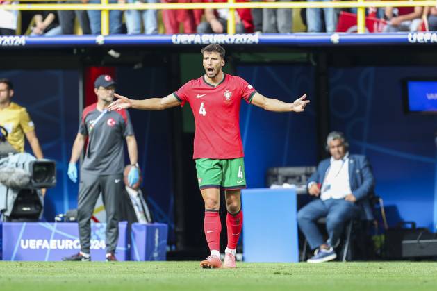 Turkey v Portugal, Dortmund Portugal Ruben Dias reacts and gestures during the Turkey vs Portugal UEFA Group F match at the BVB Stadion, Dortmund, Germany on 22 June 2024 Editorial use only. All images are copyright Every Second Media Limited. No images may be reproduced without prior permission. Copyright: xIMAGO EveryxSecondxMediax ESM-1038-0121