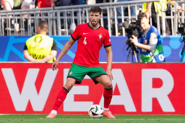 2024-06-22 Turkiye v Portugal - Group F - UEFA EURO, EM, Europameisterschaft,Fussball 2024 DORTMUND, GERMANY - JUNE 22: Ruben Dias of Portugal in action during the Group F - UEFA EURO 2024 match between Turkiye and Portugal at BVB Stadion Dortmund on June 22, 2024 in Dortmund, Germany. (Photo by Joris Verwijst BSR Agency) Dortmund Germany Content not available for redistribution in The Netherlands directly or indirectly through any third parties. Copyright: xBSRxAgencyx