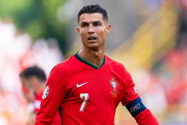 2024-06-22 Turkiye v Portugal - Group F - UEFA EURO, EM, Europameisterschaft,Fussball 2024 DORTMUND, GERMANY - JUNE 22: Cristiano Ronaldo of Portugal looks on during the Group F - UEFA EURO 2024 match between Turkiye and Portugal at BVB Stadion Dortmund on June 22, 2024 in Dortmund, Germany. (Photo by Joris Verwijst BSR Agency) Dortmund Germany Content not available for redistribution in The Netherlands directly or indirectly through any third parties. Copyright: xBSRxAgencyx