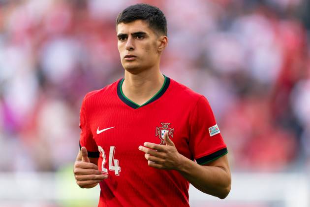 2024-06-22 Turkiye v Portugal - Group F - UEFA EURO, EM, Europameisterschaft,Fussball 2024 DORTMUND, GERMANY - JUNE 22: Antonio Silva of Portugal looks on during the Group F - UEFA EURO 2024 match between Turkiye and Portugal at BVB Stadion Dortmund on June 22, 2024 in Dortmund, Germany. (Photo by Joris Verwijst BSR Agency) Dortmund Germany Content not available for redistribution in The Netherlands directly or indirectly through any third parties. Copyright: xBSRxAgencyx