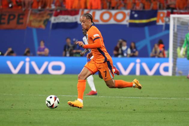 Germany - UEFA EURO, EM, Europameisterschaft,Fussball 2024 - Netherlands vs France - 21 06 2024 GERMANY, LEIPZIG, JUNE 21. Xavi Simons of Netherlands during the UEFA EURO 2024 group D stage match between Netherlands and France. On June 21, 2024 at Leipzig Stadium in Leipzig, Germany. Photo by Manuel Blondeau AOP.Press Leipzig Leipzig Stadium Germany Copyright: x ManuelxBlondeau AOP.Pressx AOP20240621 0150