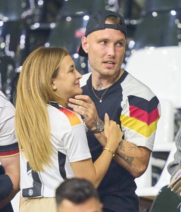 Eva Katharina wife of David Raum, DFB 3 after the group A stage match GERMANY - SWITZERLAND 1-1 of the UEFA European Championships 2024 on Jun 23, 2024 in Frankfurt, Germany.