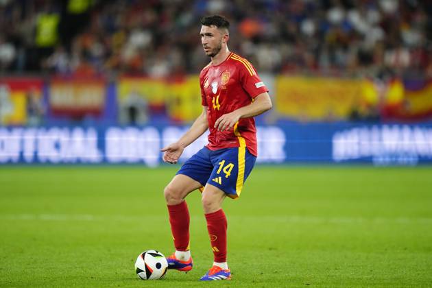 Spain v Italy: Group B - UEFA EURO, EM, Europameisterschaft,Fussball 2024 Aymeric Laporte centre-back of Spain and Al-Nassr FC during the UEFA EURO 2024 group stage match between Spain and Italy at Arena AufSchalke on June 20, 2024 in Gelsenkirchen, Germany. Gelsenkirchen Germany Copyright: xJosexBretonx originalFilename:bretonhernandez-spainvit240620_np1oh