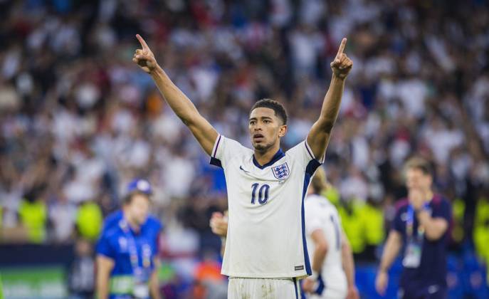 Gelsenkirchen, Germany. 30th Jun 2024. Final jubilation: Jude Bellingham (ENG) England - Slovakia England - Slowakei .06.2024