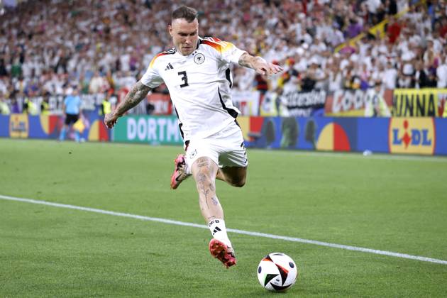 RAUM David Team Deutschland UEFA Fussball EURO 2024 in Deutschland Achtelfinale Spiel Deutschland - Daenemark 2 : 0 am 29.06.2024 in Dortmund DFL REGULATIONS PROHIBIT ANY USE OF PHOTOGRAPHS as IMAGE SEQUENCES and or QUASI-VIDEO Copyright: xLacixPerenyix