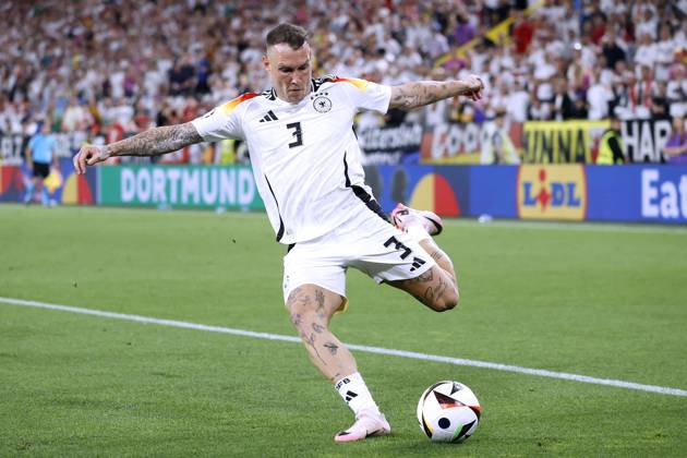 RAUM David Team Deutschland UEFA Fussball EURO 2024 in Deutschland Achtelfinale Spiel Deutschland - Daenemark 2 : 0 am 29.06.2024 in Dortmund DFL REGULATIONS PROHIBIT ANY USE OF PHOTOGRAPHS as IMAGE SEQUENCES and or QUASI-VIDEO Copyright: xLacixPerenyix