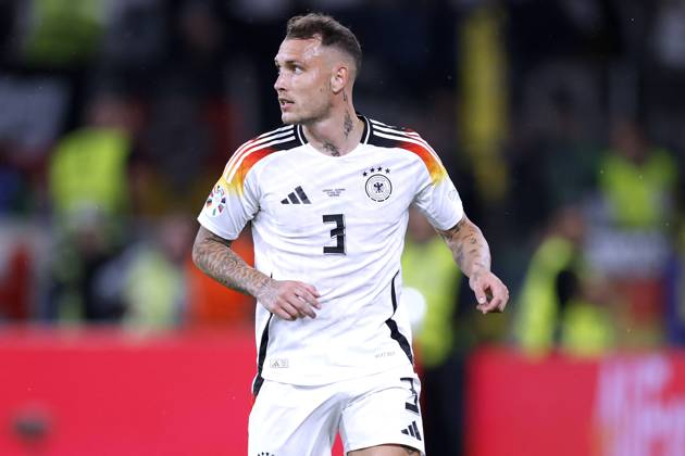 RAUM David Team Deutschland UEFA Fussball EURO 2024 in Deutschland Achtelfinale Spiel Deutschland - Daenemark 2 : 0 am 29.06.2024 in Dortmund DFL REGULATIONS PROHIBIT ANY USE OF PHOTOGRAPHS as IMAGE SEQUENCES and or QUASI-VIDEO Copyright: xLacixPerenyix