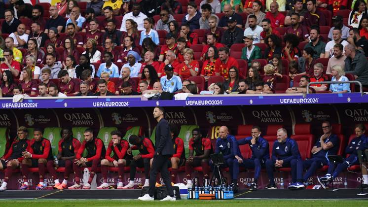 GER: France v Belgium. UEFA EURO, EM, Europameisterschaft,Fussball 2024 Belgium head coach Domenico Tedesco during the UEFA Euro 2024 match between France and Belgium, Round of 16, played at Dusseldorf Arena on July 1, 2024 in Düsseldorf, Germany. kpng Copyright: xSergioxRuizx xPRESSINPHOTOx PS_240701_FRA_BEL_706