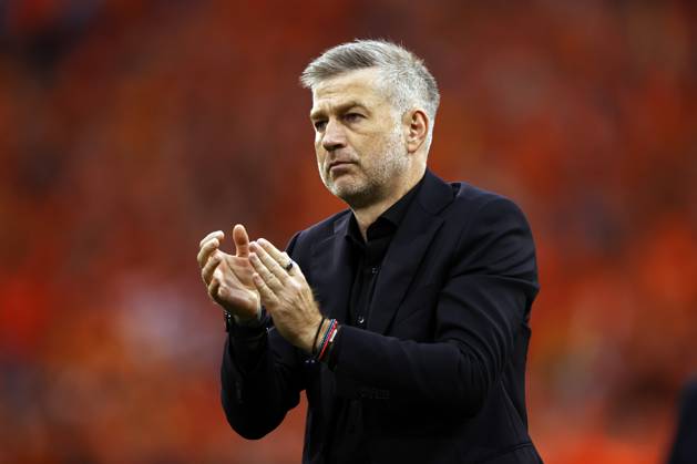 MUNICH - Romania coach Edward Iordanescu disappointment after the UEFA EURO, EM, Europameisterschaft,Fussball 2024 round of 16 match between Romania and the Netherlands at the Munich Football Arena on July 2, 2024 in Munich, Germany. ANP MAURICE VAN STEEN UEFA EURO 2024 2024 xVIxANPxSportx xxANPxIVx 502631320 originalFilename: 502631320