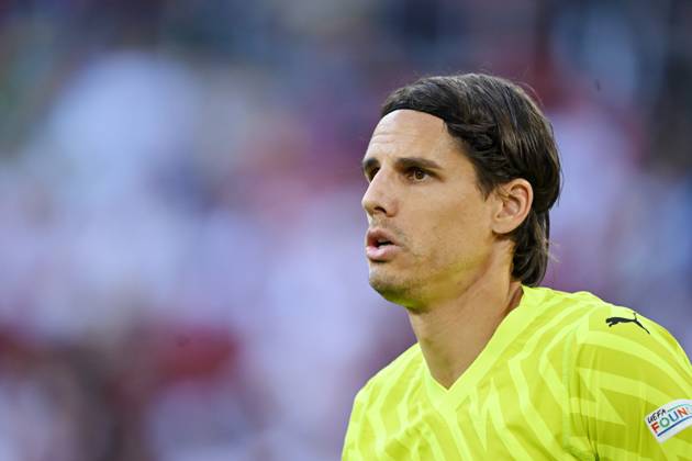 DUSSELDORF - Switzerland goalkeeper Yann Sommer during the UEFA EURO, EM, Europameisterschaft,Fussball 2024 quarter-final match between England and Switzerland at the Dusseldorf Arena on July 6, 2024 in Dusseldorf, Germany. ANP Hollandse Hoogte UEFA EURO 2024 2024 xVIxANPxSportx xGerritxvanxKeulenxIVx 502910832 originalFilename: 502910832