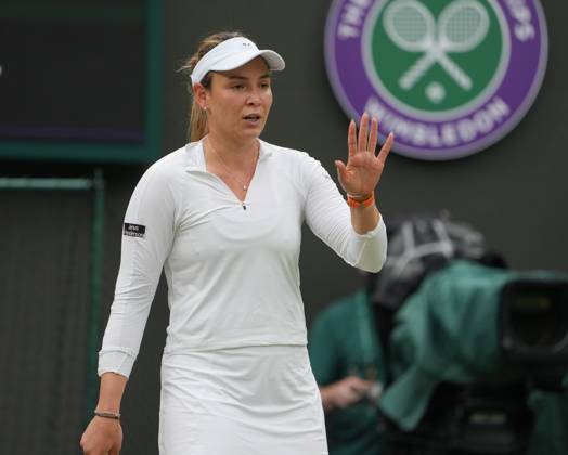 Lawn Tennis - 2024 Wimbledon Championship Lulu Sun (NZL) v Donna Vekic (CRO) All England Lawn Tennis & Croquet Club - Tuesday 9h July 2024 Donna Vekic (CRO)