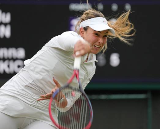 Lawn Tennis - 2024 Wimbledon Championship Lulu Sun (NZL) v Donna Vekic (CRO) All England Lawn Tennis & Croquet Club - Tuesday 9h July 2024 Donna Vekic (CRO)
