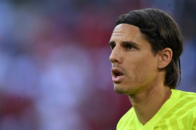 DUSSELDORF - Switzerland goalkeeper Yann Sommer during the UEFA EURO, EM, Europameisterschaft,Fussball 2024 quarter-final match between England and Switzerland at the Dusseldorf Arena on July 6, 2024 in Dusseldorf, Germany. ANP Hollandse Hoogte UEFA EURO 2024 2024 xVIxANPxSportx xGerritxvanxKeulenxIVx 503142450 originalFilename: 503142450