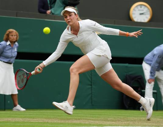 Lawn Tennis - 2024 Wimbledon Championship Lulu Sun (NZL) v Donna Vekic (CRO) All England Lawn Tennis & Croquet Club - Tuesday 9h July 2024 Donna Vekic (CRO)
