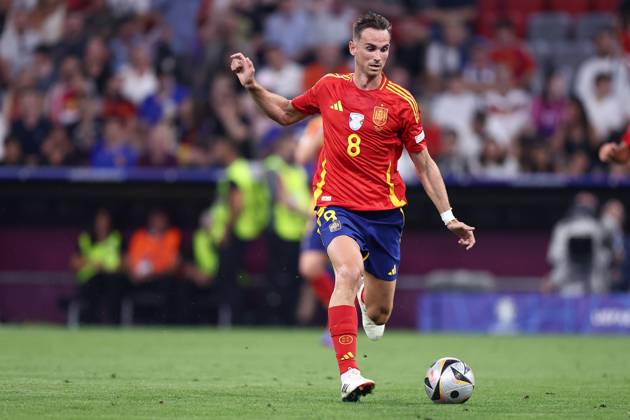 Spain - France Fabian Ruiz of Spain in action during the UEFA EURO, EM, Europameisterschaft,Fussball 2024 semi-final match between Spain and France at Munich Football Arena on July 9, 2024 in Munich, Germany . Munich Munich Football Arena Germany Copyright: xMarcoxCanonierox