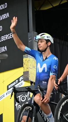 11-07-2024 Tour De France; Tappa 12 Aurillac - Villeneuve Sur Lot; 2024, Movistar; Formolo, Davide; Aurillac;