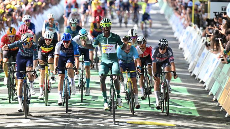 11-07-2024 Tour De France; Tappa 12 Aurillac - Villeneuve Sur Lot; 2024, Intermarche - Wanty; Gyrmai Hailu, Biniam; Villeneuve Sur Lot;