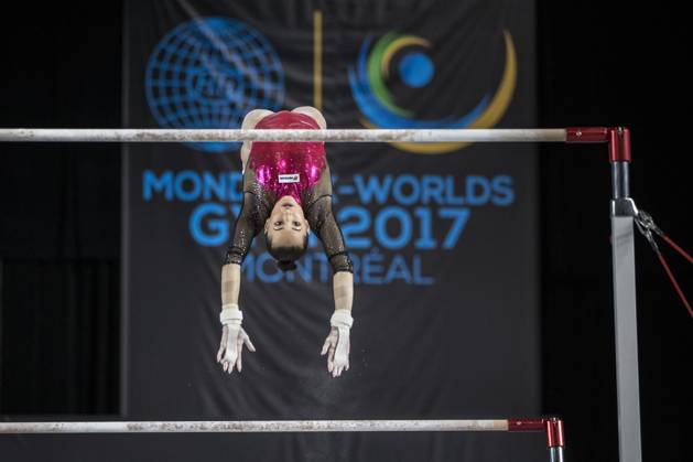 Artistic Gymnastics World Championships OCT 1 October 1, 2017: Gymnast Larisa Iordache (ROU) at podium training, during the 47th FIG Artistic Gymnastics World Championships in Montreal, Canada. Iordache suffered an achilles tear just before the start of competition and had to withdraw. Melissa J. Perenson CSM Montreal California Canada EDITORIAL USE ONLY Copyright: xx ZUMA-20171001_zaf_c04_294.jpg MelissaxJ.xPerensonx csmphototwo295091