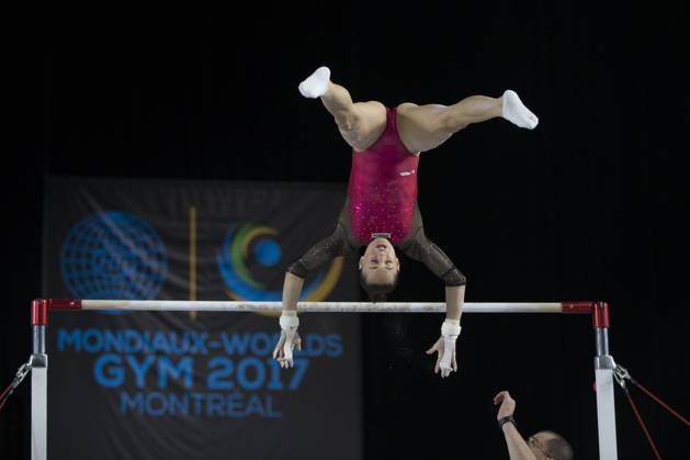 Artistic Gymnastics World Championships OCT 1 October 1, 2017: Gymnast Larisa Iordache (ROU) at podium training, during the 47th FIG Artistic Gymnastics World Championships in Montreal, Canada. Iordache suffered an achilles tear just before the start of competition and had to withdraw. Melissa J. Perenson CSM Montreal California Canada EDITORIAL USE ONLY Copyright: xx ZUMA-20171001_zaf_c04_305.jpg MelissaxJ.xPerensonx csmphototwo295096