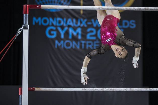 Artistic Gymnastics World Championships OCT 1 October 1, 2017: Gymnast Larisa Iordache (ROU) at podium training, during the 47th FIG Artistic Gymnastics World Championships in Montreal, Canada. Iordache suffered an achilles tear just before the start of competition and had to withdraw. Melissa J. Perenson CSM Montreal California Canada EDITORIAL USE ONLY Copyright: xx ZUMA-20171001_zaf_c04_302.jpg MelissaxJ.xPerensonx csmphototwo295098