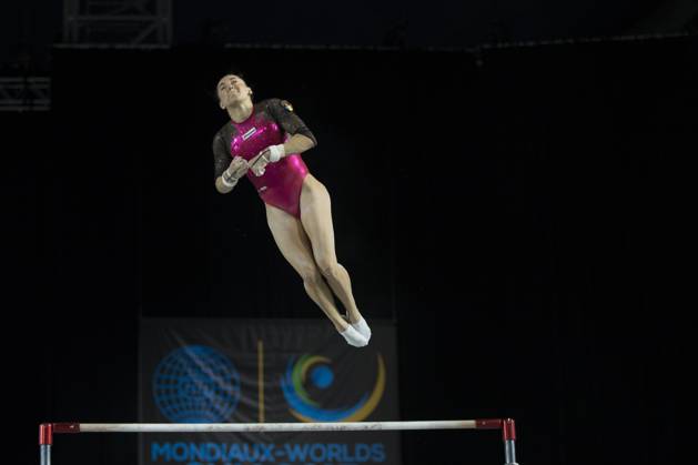 Artistic Gymnastics World Championships OCT 1 October 1, 2017: Gymnast Larisa Iordache (ROU) at podium training, during the 47th FIG Artistic Gymnastics World Championships in Montreal, Canada. Iordache suffered an achilles tear just before the start of competition and had to withdraw. Melissa J. Perenson CSM Montreal California Canada EDITORIAL USE ONLY Copyright: xx ZUMA-20171001_zaf_c04_321.jpg MelissaxJ.xPerensonx csmphototwo295113