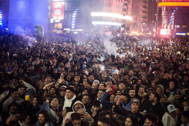 Argentina v Colombia - CONMEBOL Copa America USA 2024: Final People are celebrating Argentina s victory on 9 de Julio Avenue, where the Obelisk is located. Ciudad Autonoma de Buenos Aires Argentina Copyright: xNicolasxSuarezx originalFilename:suarez-notitle240715_nplkR