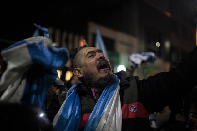 Argentina v Colombia - CONMEBOL Copa America USA 2024: Final People are celebrating Argentina s victory on 9 de Julio Avenue, where the Obelisk is located. Ciudad Autonoma de Buenos Aires Argentina Copyright: xNicolasxSuarezx originalFilename:suarez-notitle240715_npyYH