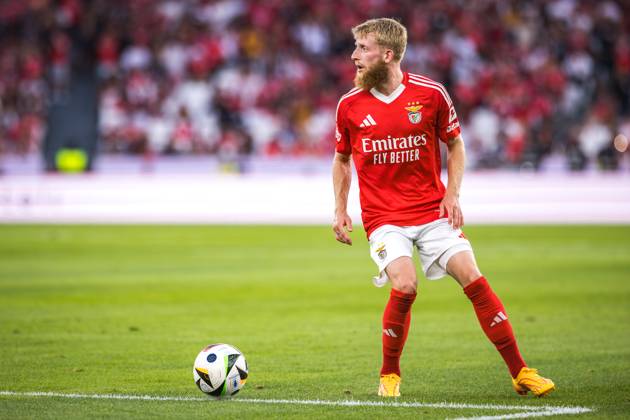 SL Benefica Vs Feyenoord in Lisbon, Portugal - 28 Jul 2024 Jan-Niklas Beste of SL Benfica in action during the Pre-Season Friendly match between SL Benfica and Feyenoord at Estadio da Luz. (Final score: SL Benfica 5 - 0 Feyenoord) Lisbon Portugal Copyright: xHenriquexCasinhasx xSOPAxImagesx HCASINHAS_28072024_SLBENFICA_VS_FEYENOORD_031