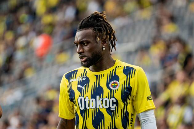 Fenerbahce v Lugano UEFA Champions League Second Qualifying Round Allan Saint Maximin of Fenerbahce during the warmup before the match. Fenerbahce and Lugano faced each other in the UEFA Champions League second qualifying round second leg, the match took place at Sukru Saracoglu Stadium on July 30, 2024 Istanbul Istanbul Turkey Copyright: xYagizxGurtugx