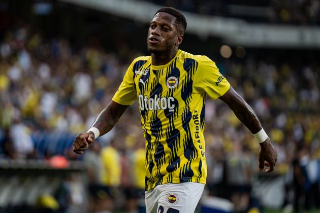 Fenerbahce v Lugano UEFA Champions League Second Qualifying Round Fred of Fenerbahce during the warmup before the match. Fenerbahce and Lugano faced each other in the UEFA Champions League second qualifying round second leg, the match took place at Sukru Saracoglu Stadium on July 30, 2024 Istanbul Istanbul Turkey Copyright: xYagizxGurtugx