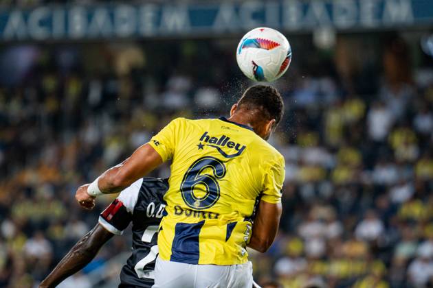 Fenerbahce v Lugano UEFA Champions League Second Qualifying Round Alexander Djiku of Fenerbahce in action during the match. Fenerbahce and Lugano faced each other in the UEFA Champions League second qualifying round second leg, the match took place at Sukru Saracoglu Stadium on July 30, 2024 Istanbul Istanbul Turkey Copyright: xYagizxGurtugx