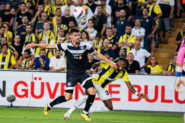 Fenerbahce v Lugano UEFA Champions League Second Qualifying Round Fred of Fenerbahce in action during the match. Fenerbahce and Lugano faced each other in the UEFA Champions League second qualifying round second leg, the match took place at Sukru Saracoglu Stadium on July 30, 2024 Istanbul Istanbul Turkey Copyright: xYagizxGurtugx