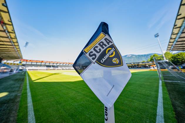 06.08.2024, Fussball: Testspiel, Saison 2024 2025, Borussia Moenchengladbach - FC Villareal in Altach. Blick in das Stadion des SC Rheindorf Altach. Foto: Kirchner-Media DI Copyright: xKirchner-Media DIx