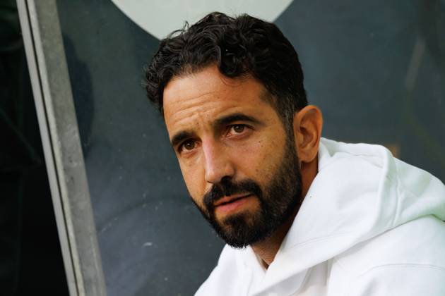 August 3, 2024, Aveiro, Portugal: Ruben Amorim (Sporting CP coach) seen in action during the Supertaca Candido de Oliveira 2024 game between Sporting CP and FC Porto at Estadio Municipal de Aveiro. Final score; Sporting CP 3:4 FC Porto. Aveiro Portugal - ZUMAs197 20240803_aab_s197_063 Copyright: xMaciejxRogowskix