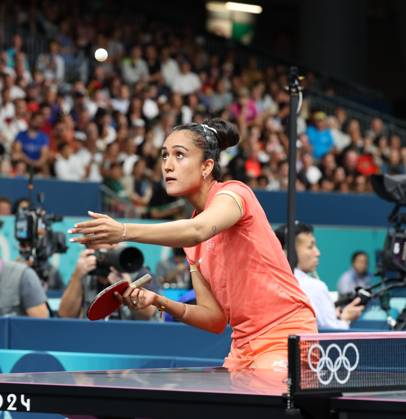 Sports News 2024 Paris Olympics 2024: Table tennis, Tischtennis Women Team Singles Qr Finals Germany won by 3-1 Porte Maillot Main Media Centre France Copyright: xSeshadrixSukumarx