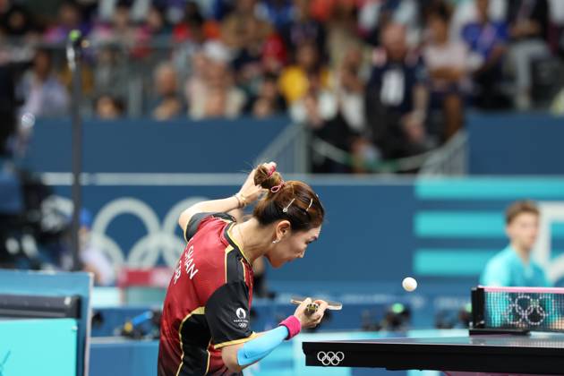 Sports News 2024 Paris Olympics 2024: Table tennis, Tischtennis Women Team Singles Qr Finals Germany won by 3-1 Porte Maillot Main Media Centre France Copyright: xSeshadrixSukumarx