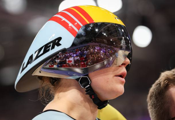 OLYMPICS - Olympic Summer Games 2024 PARIS,FRANCE,08.AUG.24 - OLYMPICS, CYCLING - Olympic Summer Games Paris 2024, mens omnium. Image shows a feature with an athlete. GEPAxpictures xHaraldxSteiner
