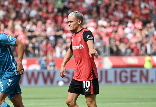 Florian Wirtz (Bayer 04 Leverkusen) 10.08.2024, Fussball Saison 2024 2025, Saisoneröffnung Testspiel Bayer 04 Leverkusen - Real Betis Sevilla Foto: Weis TEAM2 Leverkusen BayArena Nordrhein Westfalen Deutschland