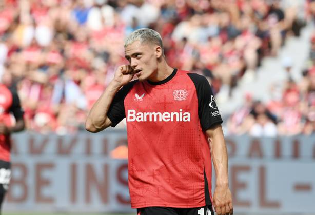 Florian Wirtz (Bayer 04 Leverkusen) 10.08.2024, Fussball Saison 2024 2025, Saisoneröffnung Testspiel Bayer 04 Leverkusen - Real Betis Sevilla Foto: Weis TEAM2 Leverkusen BayArena Nordrhein Westfalen Deutschland