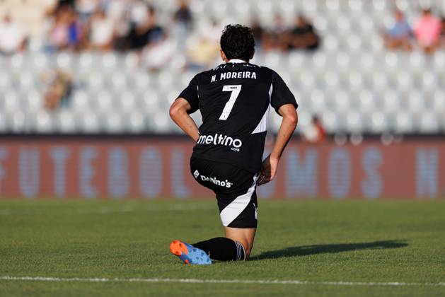Nuno Moreira during Liga Portugal game between teams of Casa Pia AC and Boavista FC at Estadio Municipal Rio Maior (Maciej Rogowski) Rio Maior Estadio Municipal Rio Maior Portugal Copyright: xMaciejxRogowskix cpacboavistafull-094