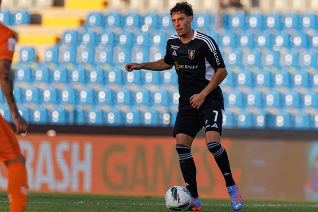 Nuno Moreira during Liga Portugal game between teams of Casa Pia AC and Boavista FC at Estadio Municipal Rio Maior (Maciej Rogowski) Rio Maior Estadio Municipal Rio Maior Portugal Copyright: xMaciejxRogowskix cpacboavistafull-136