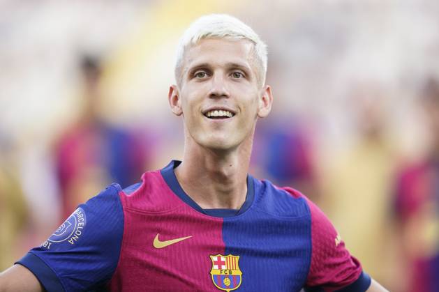 ESP: FC Barcelona, Barca v AS Monaco. Joan Gamper Trophy. Dani Olmo of FC Barcelona during the Joan Gamper Trophy match between FC Barcelona and AS Monaco FC played at Luis Companys Stadium on August, 2024 in Barcelona Spain. kpng Copyright: xSergioxRuizx xPRESSINPHOTOx PS_240812_007