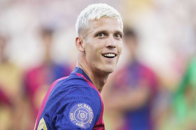 ESP: FC Barcelona, Barca v AS Monaco. Joan Gamper Trophy. Dani Olmo of FC Barcelona during the Joan Gamper Trophy match between FC Barcelona and AS Monaco FC played at Luis Companys Stadium on August, 2024 in Barcelona Spain. kpng Copyright: xSergioxRuizx xPRESSINPHOTOx PS_240812_008