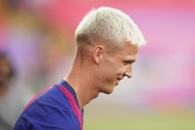 ESP: FC Barcelona, Barca v AS Monaco. Joan Gamper Trophy. Dani Olmo of FC Barcelona during the Joan Gamper Trophy match between FC Barcelona and AS Monaco FC played at Luis Companys Stadium on August, 2024 in Barcelona Spain. kpng Copyright: xSergioxRuizx xPRESSINPHOTOx PS_240812_066