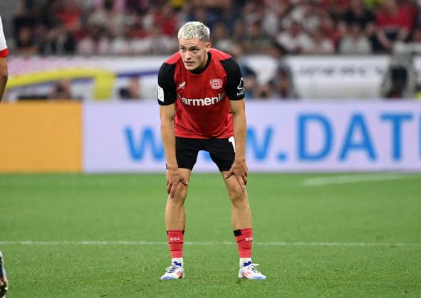 Florian Wirtz (Bayer 04 Leverkusen) 17.08.2024, Fussball Supercup 2024 Finale Bayer 04 Leverkusen - VfB Stuttgart 2:2, 4:3 i.E. Foto: Weis TEAM2 DFL regulations prohibit any use of photographs as image sequences and or quasi-video Leverkusen BayArena Nordrhein Westfalen Deutschland