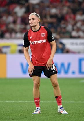 Florian Wirtz (Bayer 04 Leverkusen) 17.08.2024, Fussball Supercup 2024 Finale Bayer 04 Leverkusen - VfB Stuttgart 2:2, 4:3 i.E. Foto: Weis TEAM2 DFL regulations prohibit any use of photographs as image sequences and or quasi-video Leverkusen BayArena Nordrhein Westfalen Deutschland
