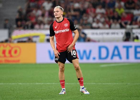 Florian Wirtz (Bayer 04 Leverkusen) 17.08.2024, Fussball Supercup 2024 Finale Bayer 04 Leverkusen - VfB Stuttgart 2:2, 4:3 i.E. Foto: Weis TEAM2 DFL regulations prohibit any use of photographs as image sequences and or quasi-video Leverkusen BayArena Nordrhein Westfalen Deutschland