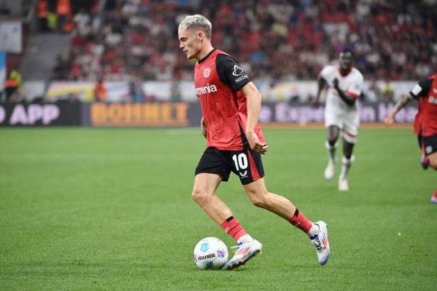 Florian Wirtz (Bayer 04 Leverkusen) 17.08.2024, Fussball Supercup 2024 Finale Bayer 04 Leverkusen - VfB Stuttgart 2:2, 4:3 i.E. Foto: Weis TEAM2 DFL regulations prohibit any use of photographs as image sequences and or quasi-video Leverkusen BayArena Nordrhein Westfalen Deutschland