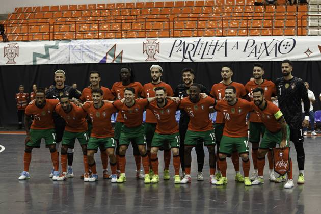 FUTSAL - PORTUGAL x CUBA Viseu (PT) 08 22 2024 - FUTSAL - PORTUGAL x CUBA, player from the Portugal national team, Nationalteam before the match between Portugal x Cuba, in a match valid in preparation for the 2024 Futsal World Championship, WM, Weltmeisterschaft which takes place in Uzbekistan. (Foto: Alexandre Gomes Thenews2 imago images) SPO Copyright: xALEXANDRExGOMESx