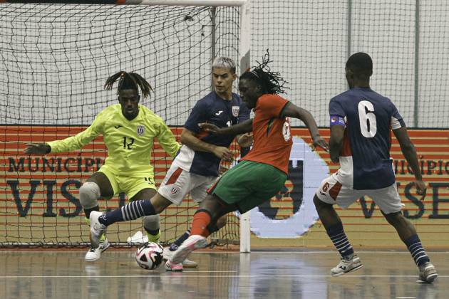 FUTSAL - PORTUGAL x CUBA Viseu (PT) 08 22 2024 - FUTSAL - PORTUGAL x CUBA, Zicky player of the Portugal national team, Nationalteam during the match between Portugal x Cuba, in a match valid in preparation for the 2024 Futsal World Championship, WM, Weltmeisterschaft which takes place in Uzbekistan. (Foto: Alexandre Gomes Thenews2 imago images) SPO Copyright: xALEXANDRExGOMESx